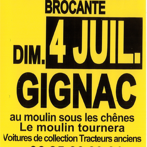 VIDE-GRENIER du dimanche 04 juillet 2021