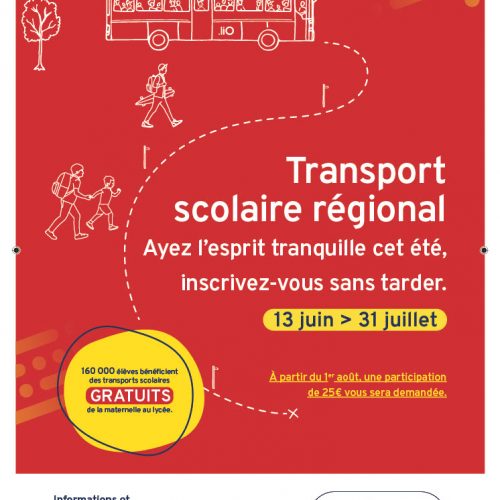 INSCRIPTION AUX TRANSPORTS SCOLAIRES